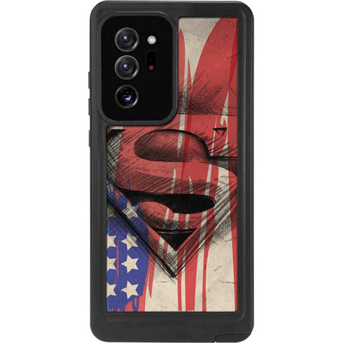 DC Comics Superman Crest Galaxy Note20 Ultra 5G Waterproof Case